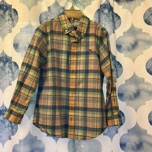 Vineyard vines long sleeve button down dress shirt size 4T